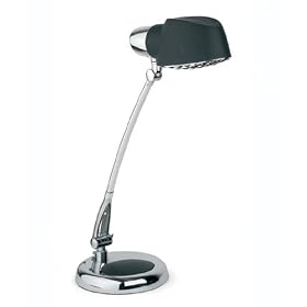 LBA - Lampe de bureau Actual chrom�e noire