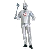 Rubie's Costume Co Men's Wizard Of Oz Tin Man Costume, Silver Metallic, Plus