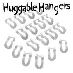 Huggable Hangers Cascading Mini Hooks 18pc Linen