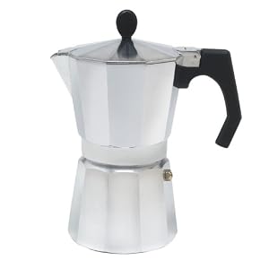 BonJour 3 Cup Caf� Milano Stove Top Espresso Maker, Polished Aluminum by BonJour