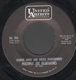 MULTIPLY THE HEARTACHES 7" (45) US UNITED ARTISTS