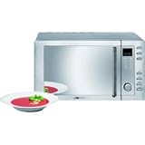 Clatronic-Mikrowelle-Mit-Grill-Und-Heibluft-Edelstahl-Silber