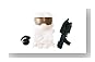 HALO Master Chief Kit (White) LEGO Compatible Minifigure Accessories
