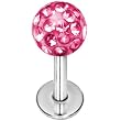 16 Gauge 4mm Pink Crystal Ferido Monroe