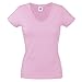 Fruit Of The Loom Ladies Lady-Fit Valueweight V-Neck Short Sleeve T-Shirt