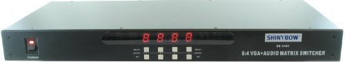 8×4 VGA-AUDIO MATRIX SWITCHER SB-4184