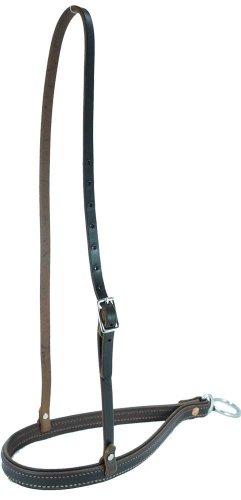NOSEBAND - SOFT UNDERLAY DARK OILED LEATHER