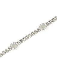 14kt Yellow Gold Oval Opal Bracelet.