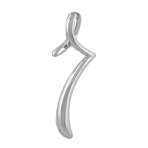 Designer Inspired Sterling Silver Script "r" Pendant