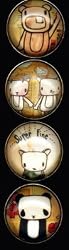 iPop Clicks Trish Grantham Super Fine 4-Pack Magnet Set
