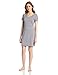 Nautica Sleepwear Women's Knit Jersey V-Neck Sleepshirt