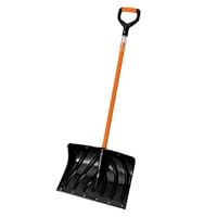 Suncast SCH2790 20-Inch Snow Shovel/Pusher Combo with Shock Absorbing Spring D-Grip Handle And Wear Strip
