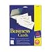 Avery Business Cards for Laser Printers 5376, Ivory, Uncoated, Pack of 250