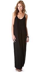 Jersey/Rayon/Velvet Maxi Dress 