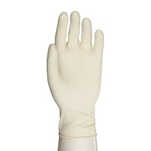Aurelia Vibrant 9822 Latex Glove, Powder Free, 9.4" Length, 5 mils Thick