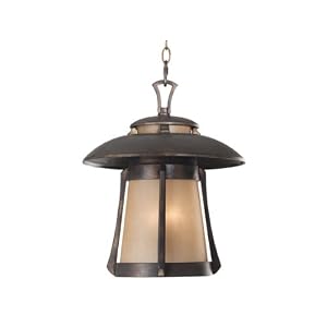 Kenroy Home 3193 Laguna Large Post Lantern, Ebony Pearl by 