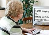 Electronics : GX Optical Bierley MonoMouse Video Magnifier (Low Magnification Version) with 13x Magnification on a 20¡± TV, Compatible with any TV using video input