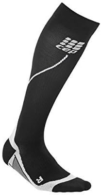 CEP Men's Progressive+Run Socks 2.0, Black/Grey, Size III by CEP Sports