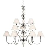Kenroy Home - 90338CH: Serenata 12 Lt Chandelier - Chrome Finish