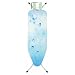 Brabantia Ironing Board with Steam Iron Rest, Size B, 124 x 38cm, 22mm Ivory Frame, Ice Water Cover