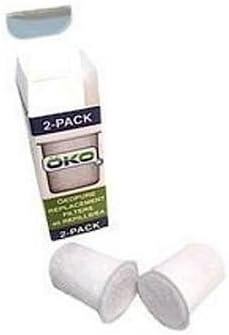 OKO H2O Women's Pure Replacement Filter (2 Pack), White by OKO H2O