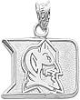 Sterling Silver Duke University Charm Blue Devils New