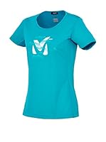 MILLET Camiseta Manga Corta Ld Fog Ts Ss (Cielo)