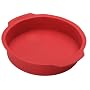 KitchenAid 9-Inch Round Silicone Red Cake Pan
