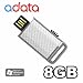 8GB A-DATA S701 USB Flash Drive Eee PC Edition. Intelligent Stick interface, Support Windows ReadyBoos, The Best Accessory to Match Your Eee PC, Also works with any laptop or PC that has USB port, Sleek, Stylish and Comes With Life Time Warranty. (White Color)