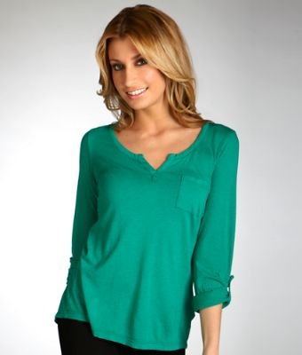 Very Light Jersey Henley T-Shirt