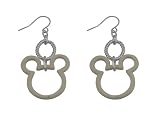 Disney Silver Plated ladies Earrings with Mickey Mouse Charms