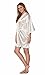 Satin kimono bridesmaids robe