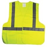 VAS Neon Mesh Saftey Vest with Reflective Strip - Running, Walking & Working