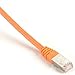 Black Box CAT5e 100-MHz Shielded, Solid Backbone Cable with Foiled Twisted Pair (FTP), Plenum, Orange, 1-ft. (0.3-m)