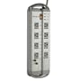 Belkin PureAV F9A833fc08 8-Outlet Isolator Home Theater Surge Protector (Gray/Silver)