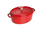 Staub 1103706 Cocotte Ovale Cerise 37 Cm