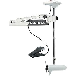MotorGuide¨ Saltwater Series Demo Stainless Steel Bow Mount Motor SWDS82FB by
