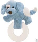 Baby Gund Spunky Puppy Teether - Blue