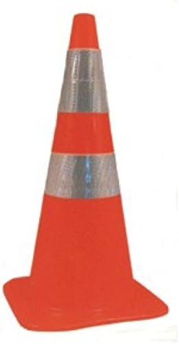 Noticester REFCONE-36 Reflective Orange Traffic Cones - 36 Inch