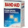 Band-Aid Perfect Blend Clear Bandages, 7/8" x 7/8" Square 50 ea