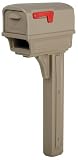 Solar GC1M Group Mailbox and Post Combo Plastic Gentry