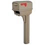 Solar GC1M Group Mailbox and Post Combo Plastic Gentry