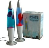 Kitchen & Housewares : peace lava lamp in Purple/ yellow
