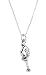 Sterling Silver Three Dimensional Girl Figure Skater Necklace