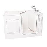 60" x 35" Jetted Big E Walk In Tub Handing: Right, Color: Almond