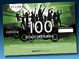 Galaxymusic-Gutschein 100 Songs