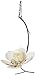 Desert Steel Magnolia Flower Hanging Bird Feeder - (White - 14