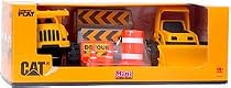 CAT 6" Dump Truck & Front Loader with Accessories
