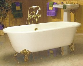 Sunrise Specialty Clawfoot Tub Brass Feet