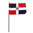 Dominican Republic Flag 4 x 6 inch Dominican Republic Flag 4 x 6 inch